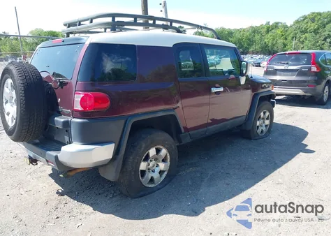 2007 Toyota Fj Cruiser из США, поврежденный, VIN JTEBU11F670097068